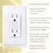 Faith Self-Test 15A TR GFCI Outlet Receptacle w/ Wall Plate, White, PK 10 GLS-15ATR-WH-10 - alternate 5